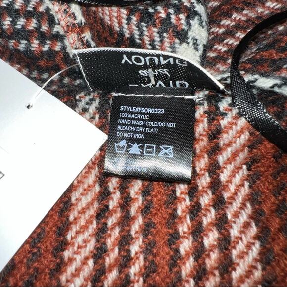 David and young women’s Rust plaid belted ruanna - Picture 7 of 8